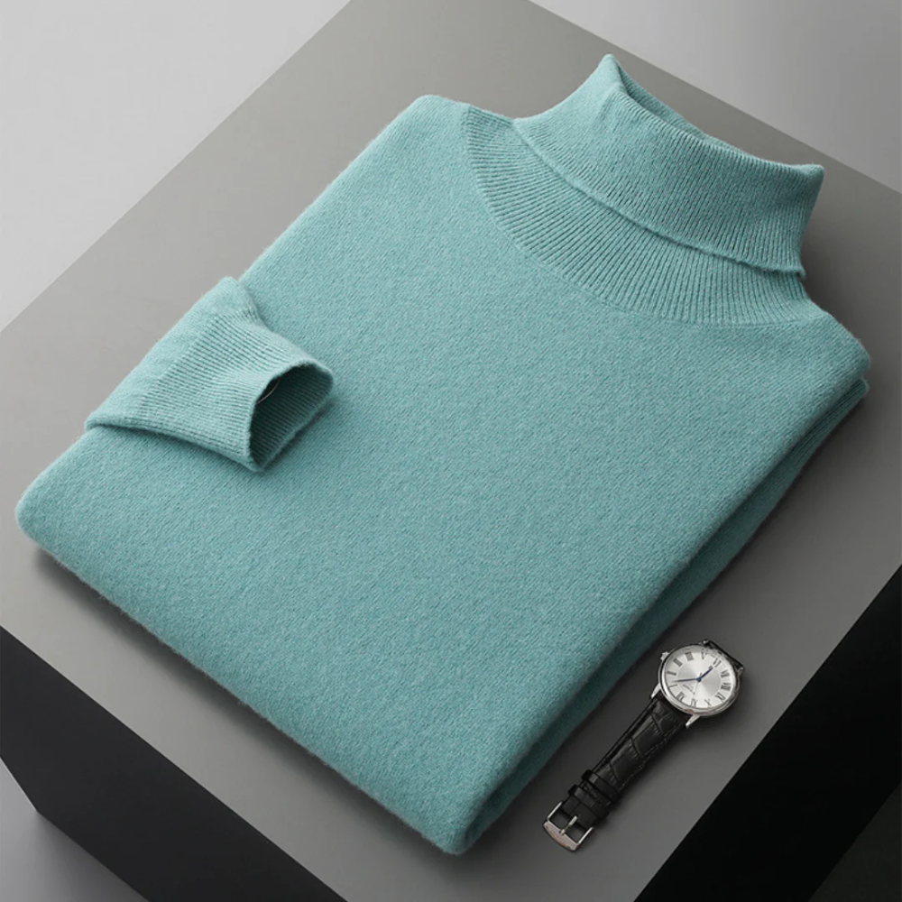 Cagliari Merino Wool Turtle Neck Sweater