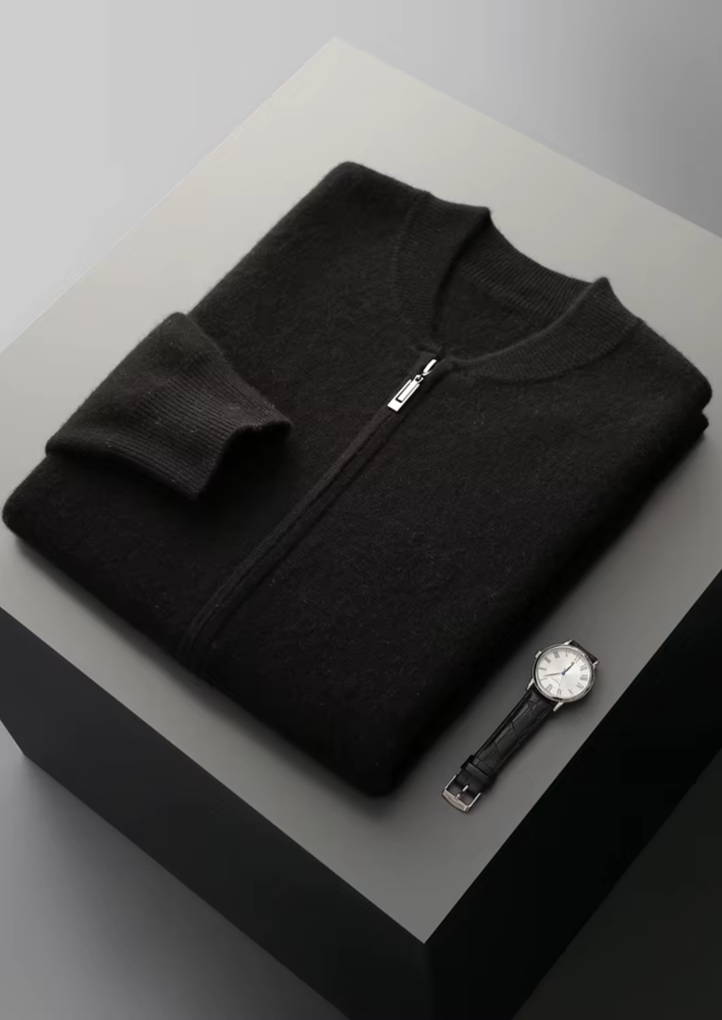 Luxurious Extra-Fine Merino Wool V-Neck Cardigan