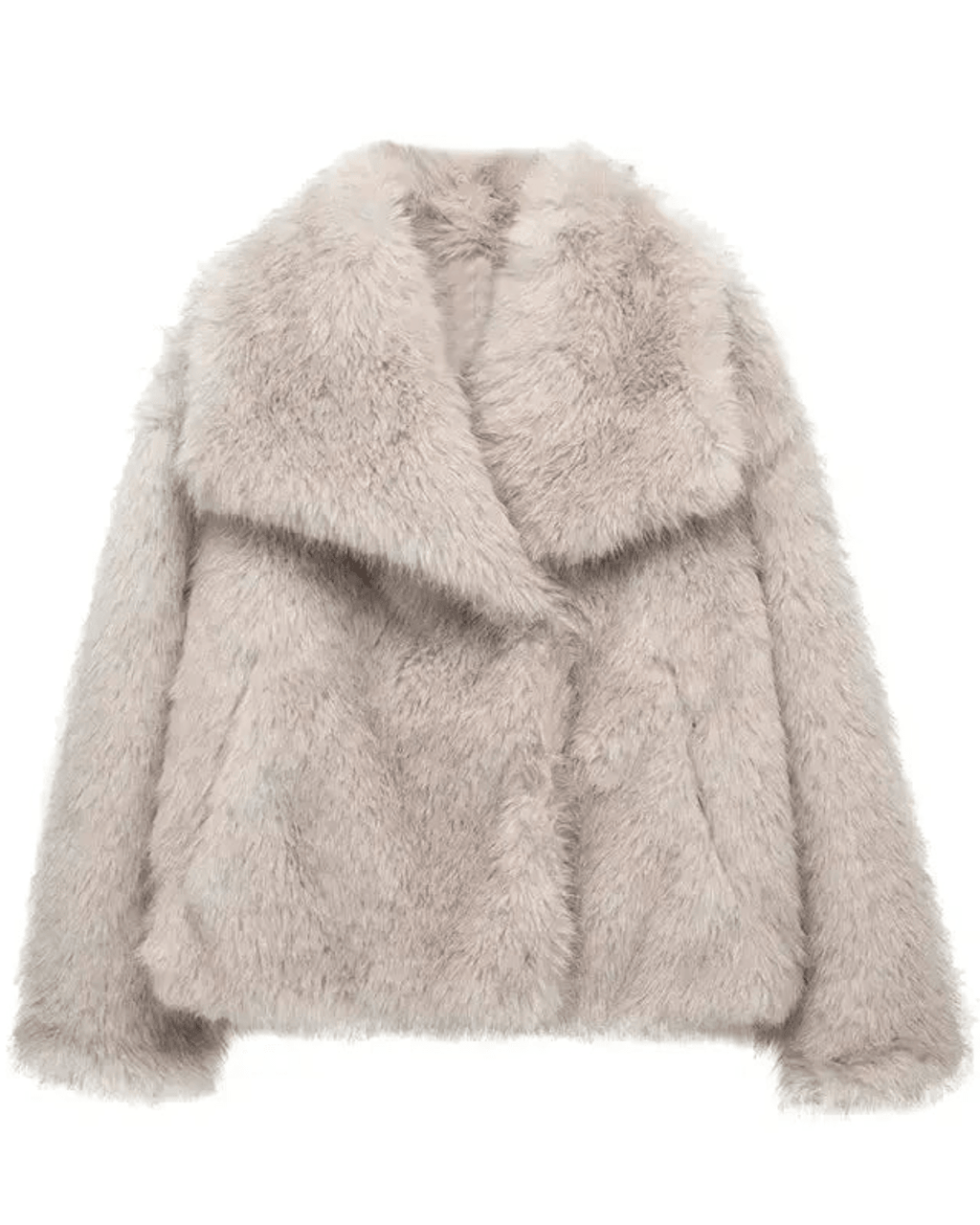 Plush Oversized Faux Fur Winter Coat for Women
