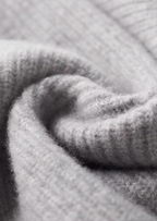 Luxurious Extra-Fine Merino Wool Ribbed Cardigan