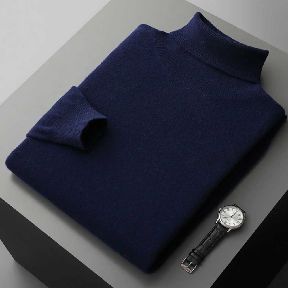 Cagliari Merino Wool Turtle Neck Sweater