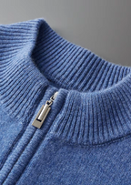 Premium Extra-Fine Merino Wool Half-Zip Sweater