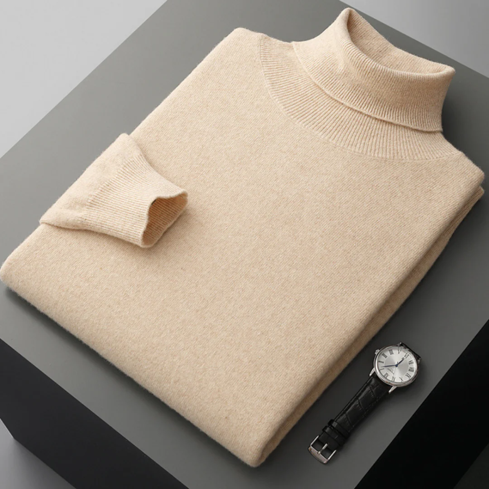 Cagliari Merino Wool Turtle Neck Sweater