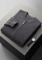 Luxurious Extra-Fine Merino Wool V-Neck Cardigan