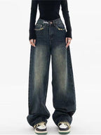 Nadja - Retro Washed Baggy Jeans