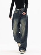 Nadja - Retro Washed Baggy Jeans