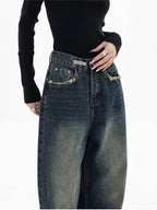 Nadja - Retro Washed Baggy Jeans