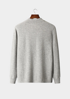 Premium Extra-Fine Merino Wool Polo Cardigan