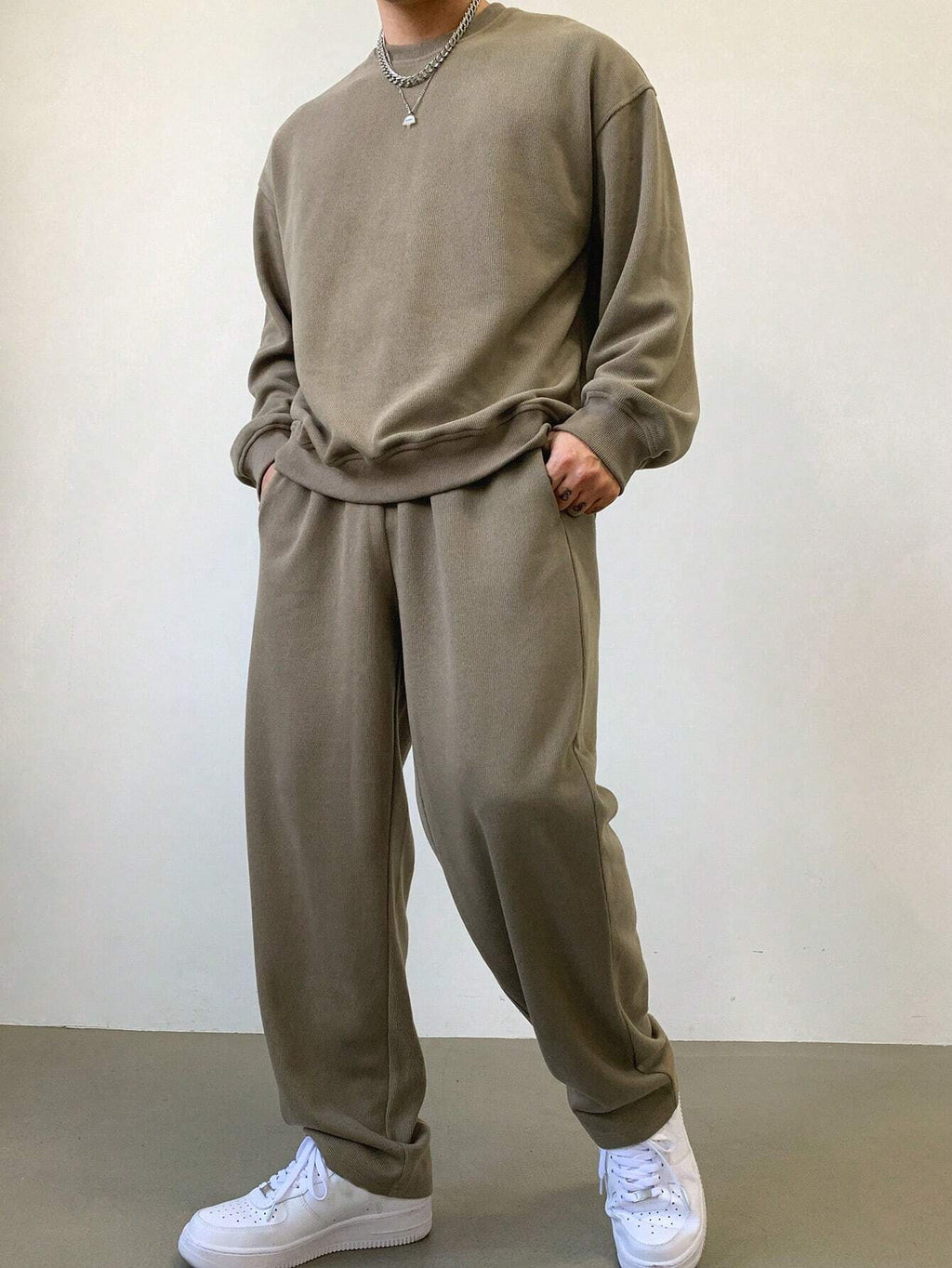 LIVAA Men's Tracksuit Set: Hoodie and Trousers