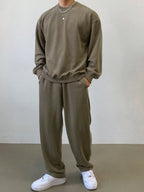 LIVAA Men's Tracksuit Ensemble | Sweatshirt & Pants