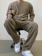 LIVAA Men's Tracksuit Set: Hoodie and Trousers