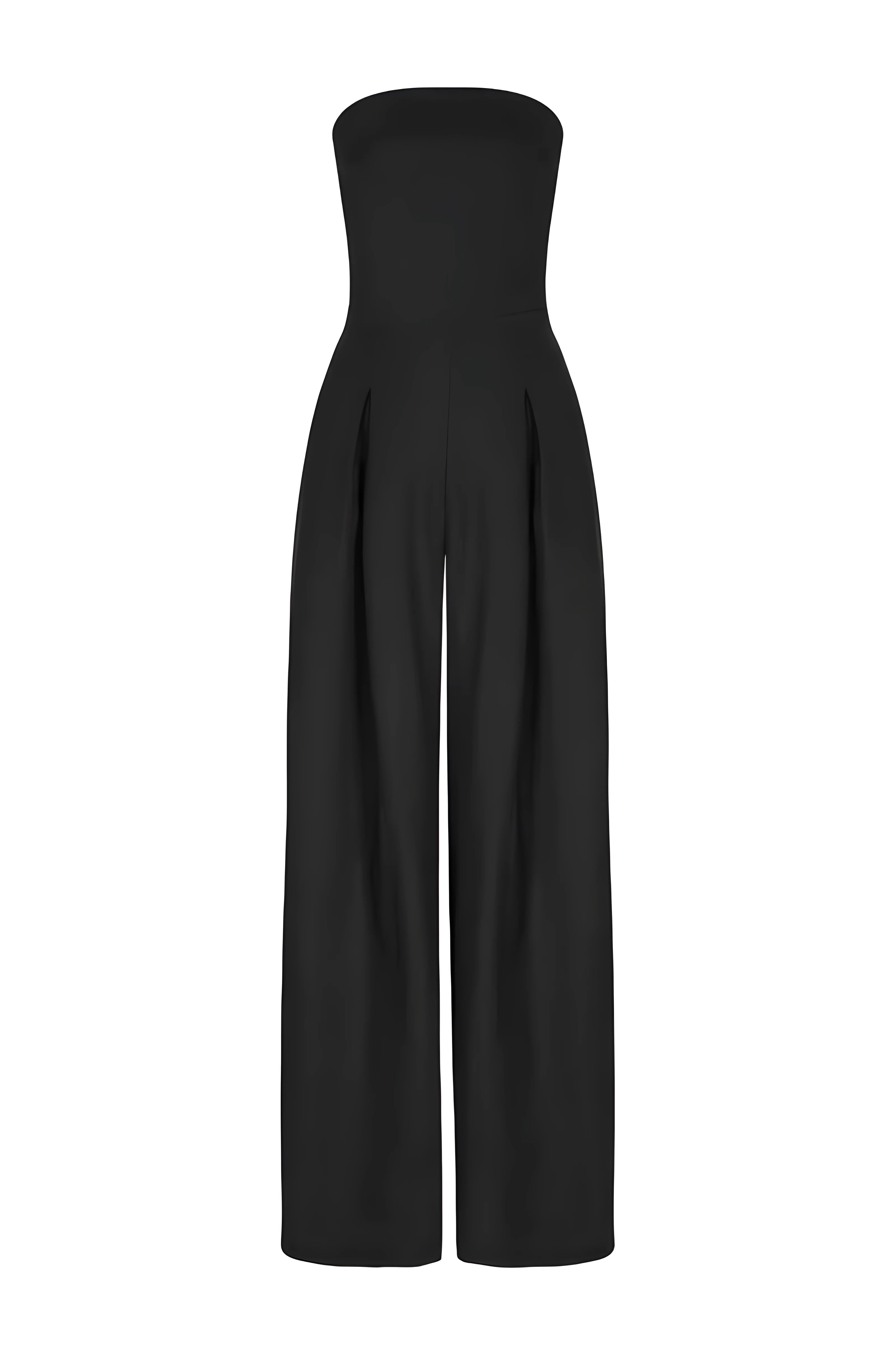 Viola - Chic Strapless Jumpsuit