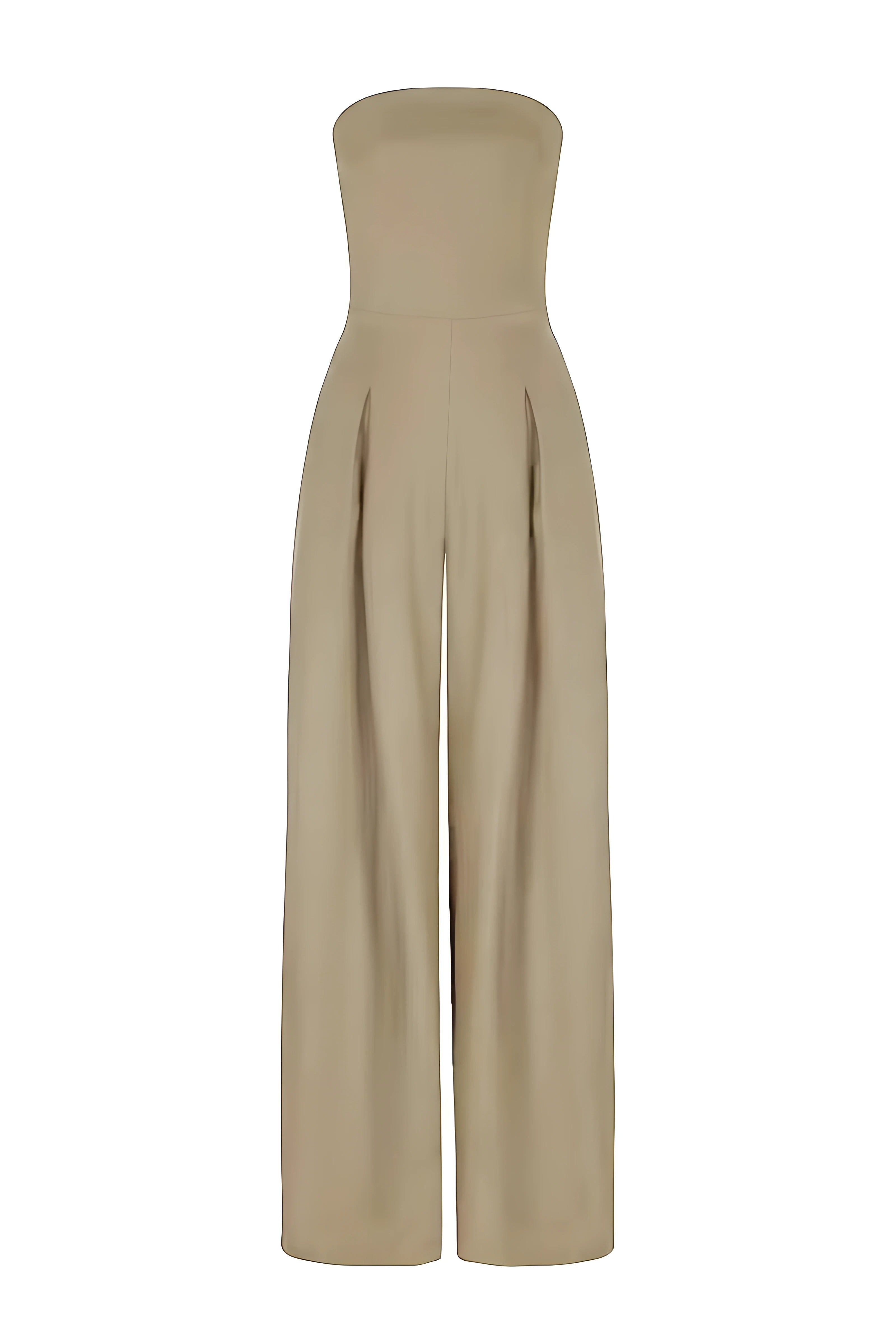 Viola - Chic Strapless Jumpsuit