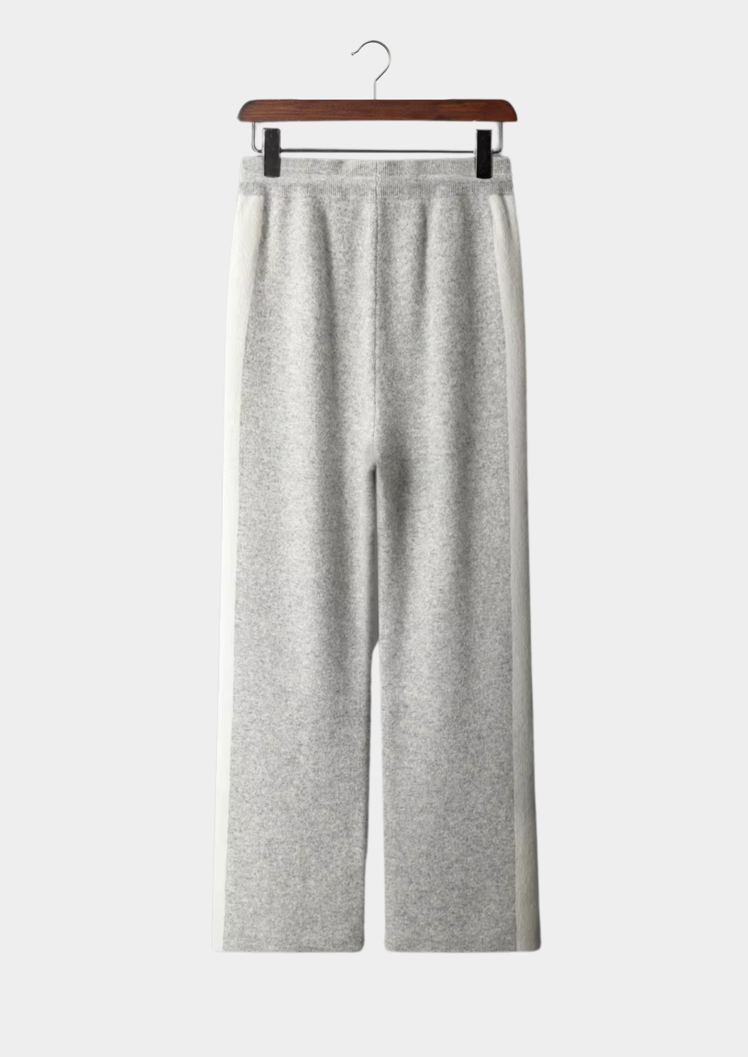 Luxurious Extra-Fine Merino Wool Wide-Leg Leisure Pants