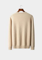 Premium Extra-Fine Merino Wool Classic Crew Neck Sweater