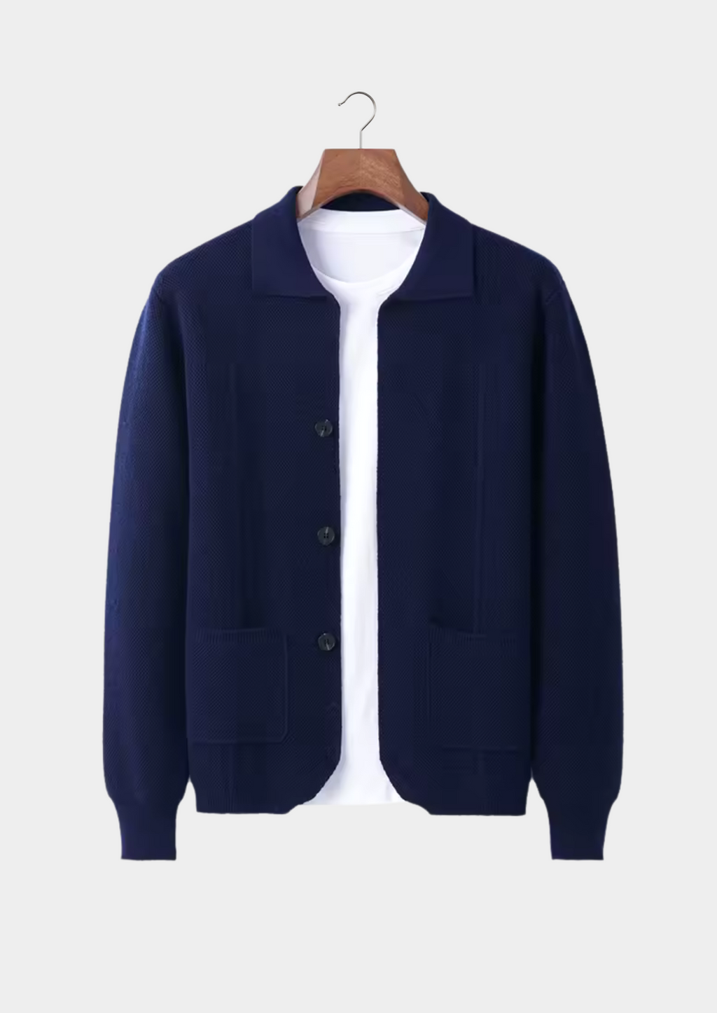 Premium Extra-Fine Merino Wool Button-Up Shirt