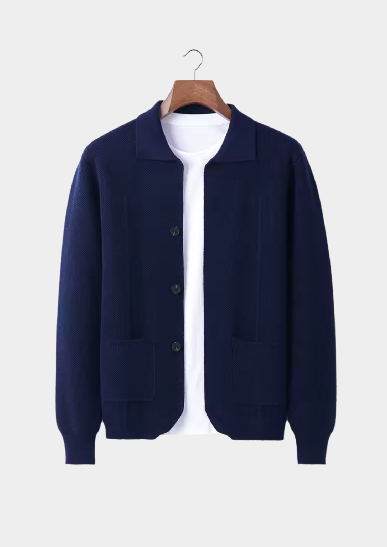 Premium Extra-Fine Merino Wool Button-Up Shirt