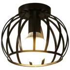 ForgeLight Modern Industrial Open-Design Ceiling Fixture