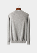 Premium Extra-Fine Merino Wool Raglan Mock Neck