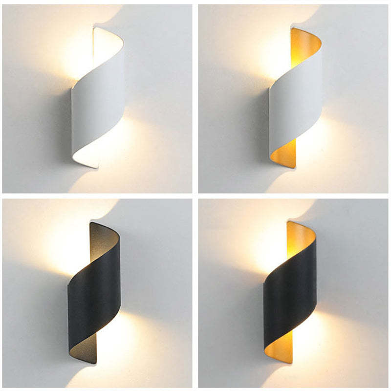 TwistLight Spiral-Shaped Modern LED Wall Lamp