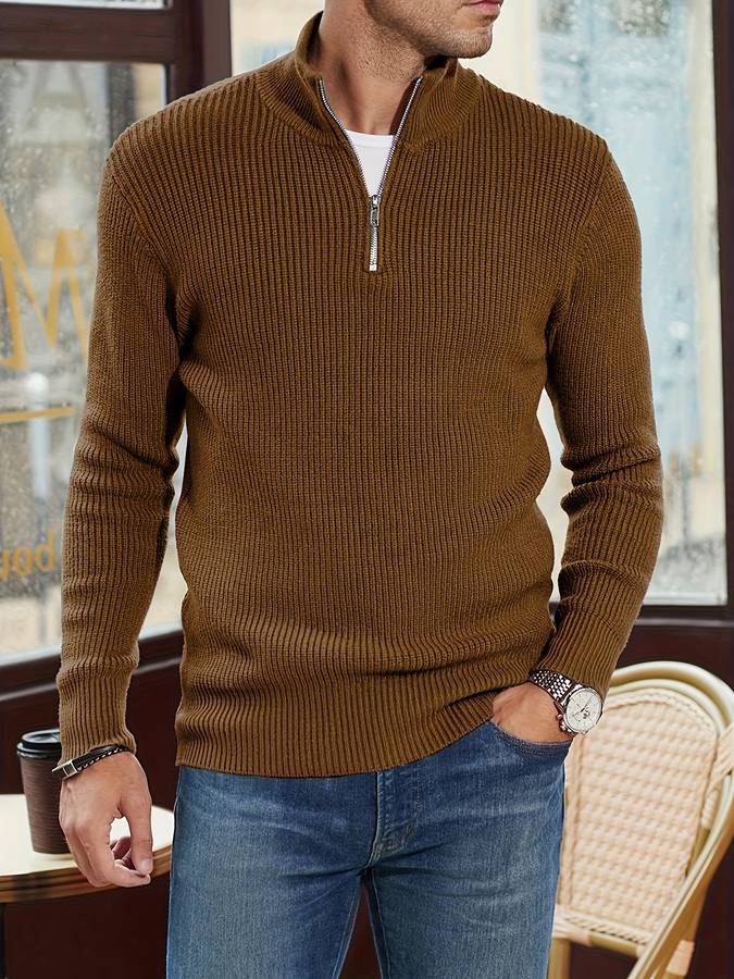 Jasper Zip-Up Sweater