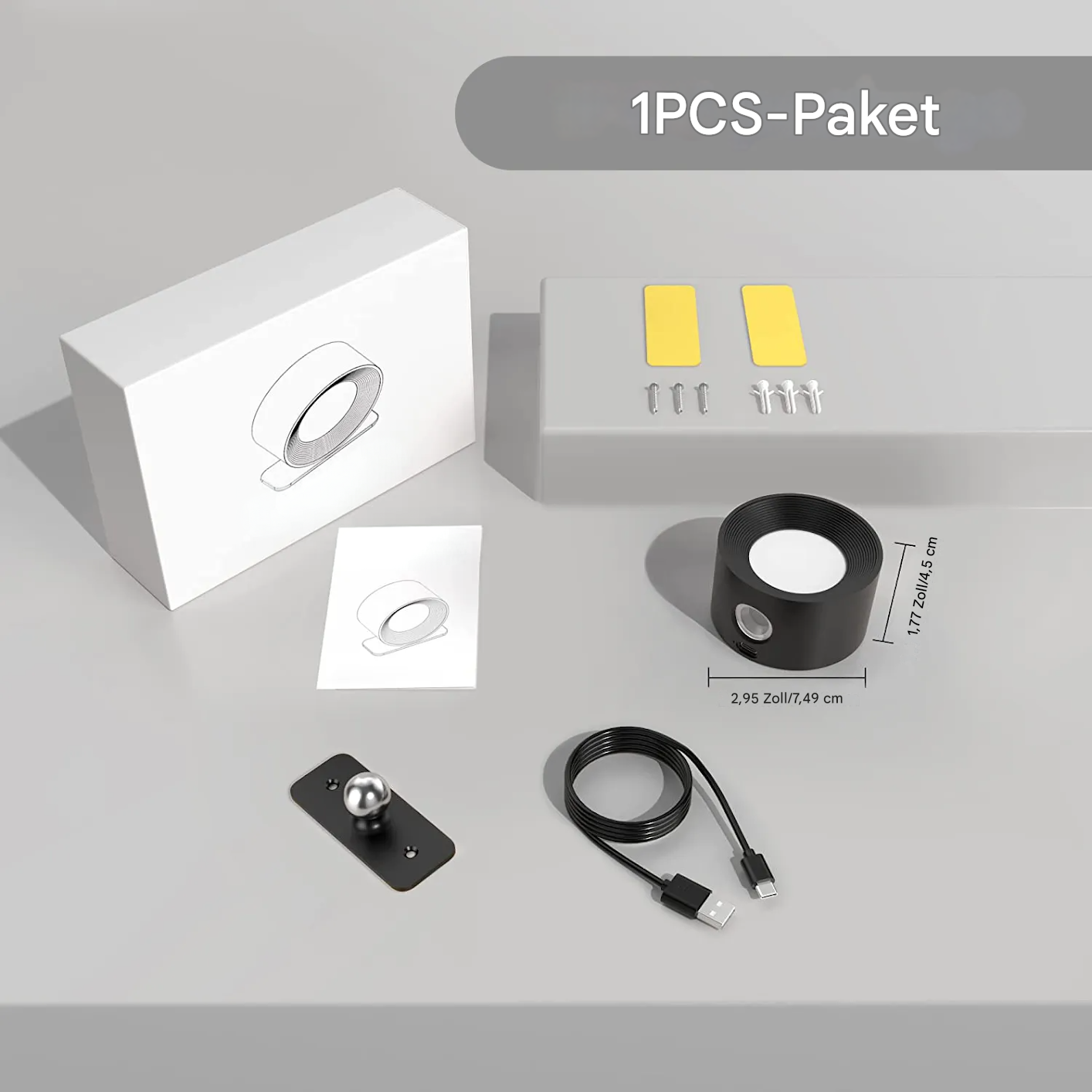 Rechargeable Wireless Wall Lamp - LumoFlex