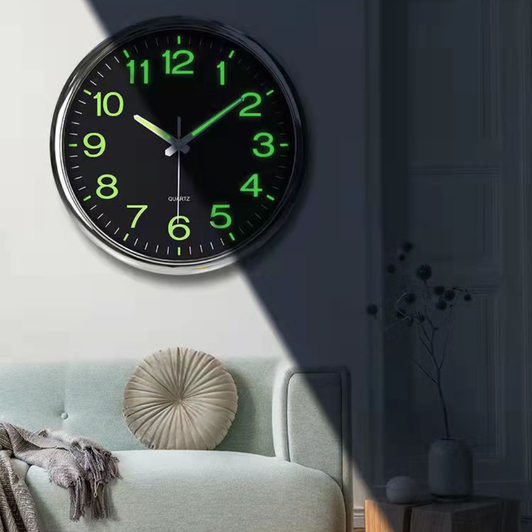 Treviq Stylish Oversized Wall Clock with Illuminating Effect