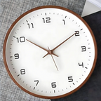 Elegant Woodland-Inspired Wooden Wall Clock