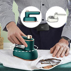 Portable 2-in-1 Mini Steam Iron for Easy Ironing!