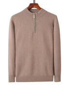 Geneva Cashmere Zip Hoodie