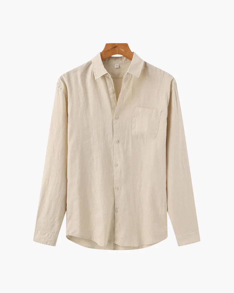 PORTOFINO Linen Button-Up Shirt