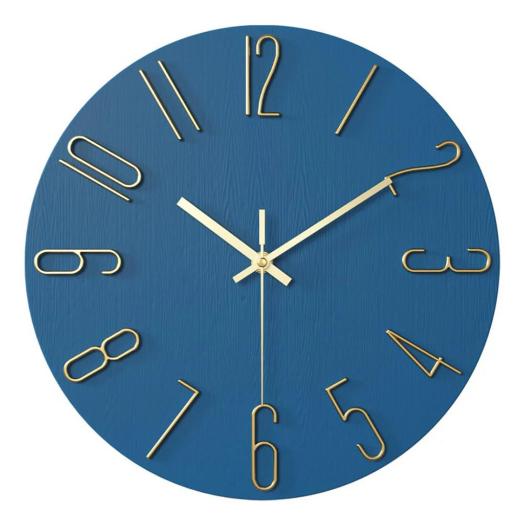 Minimalist Modern Wall Clock for Living Room Decor