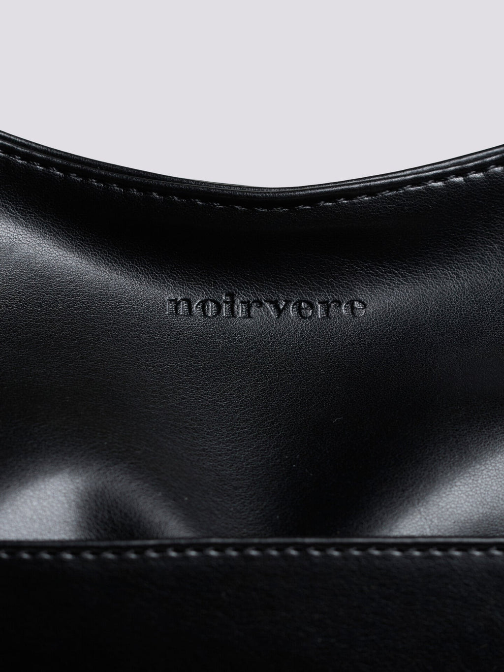 Simple Vegan Hobo Shoulder Bag - Empty Design