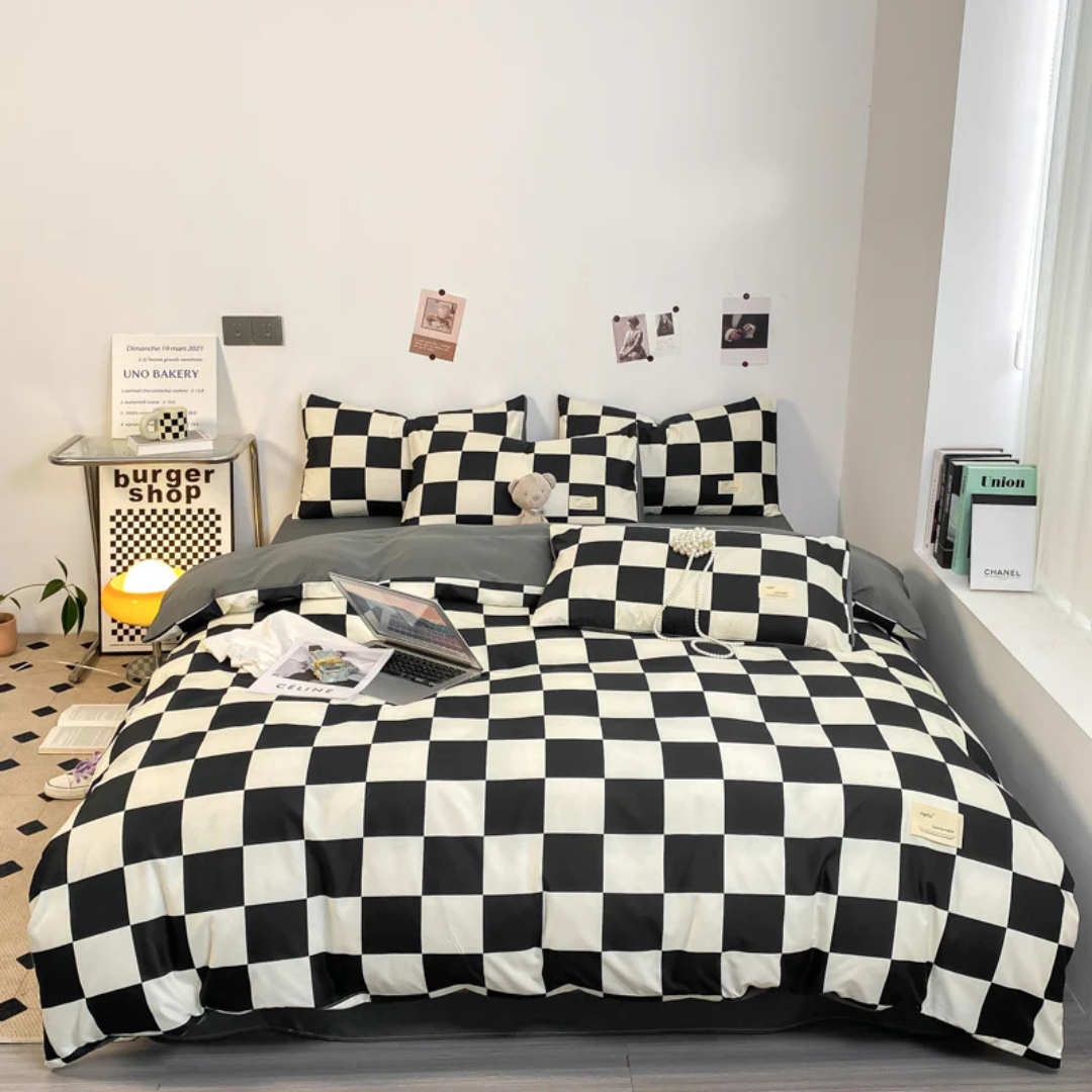 Cashu - Elegant Checked Luxury Bedding