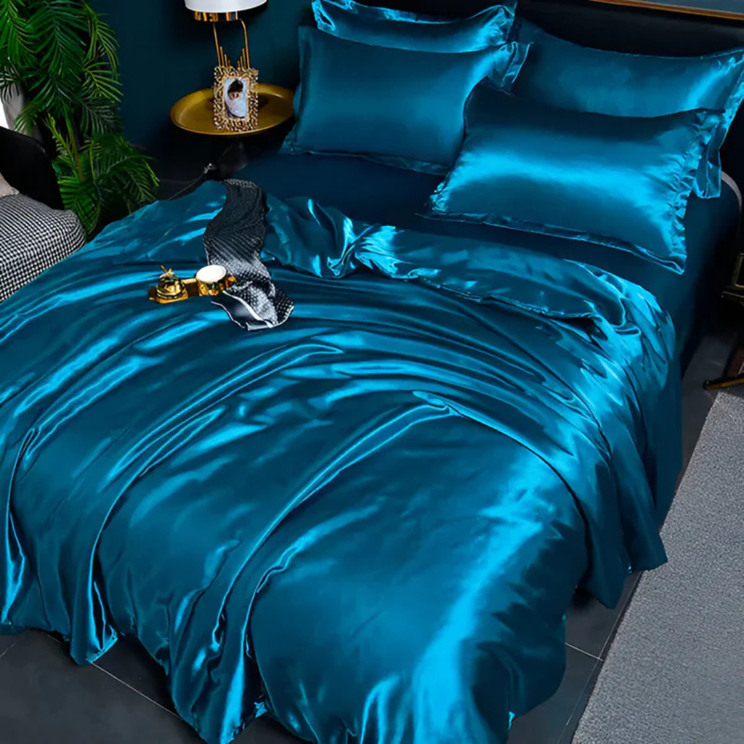 Luxurious Silk Duvet Cover - Soft, Breathable Comfort