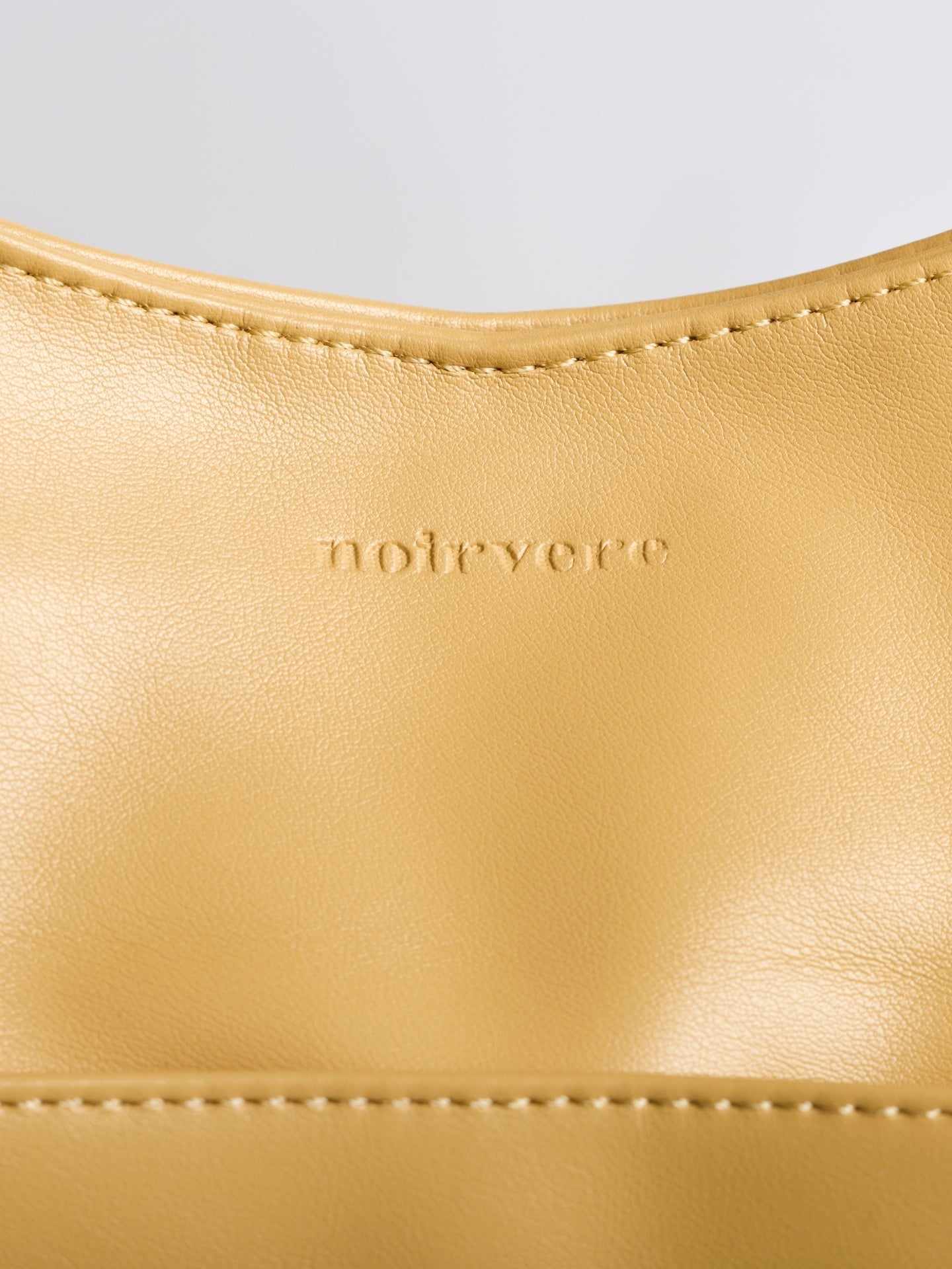 Simple Vegan Hobo Shoulder Bag - Empty Design