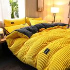 Cozy Velvet Fleece Duvet Cover for Winter