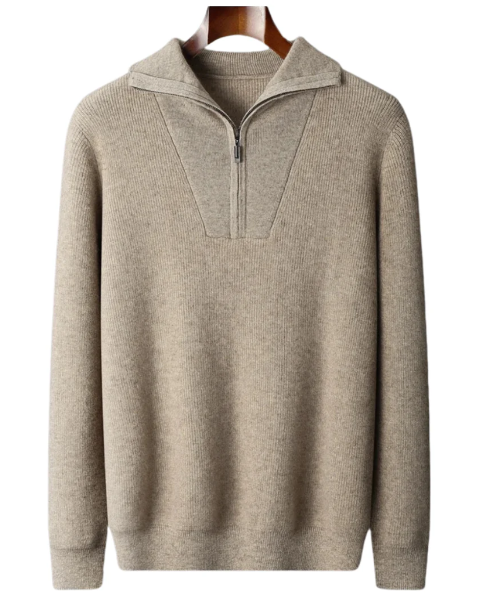 Half-Zip Cashmere Jumper from Portofino