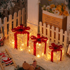 Christmas Decorative Gift Box Trio