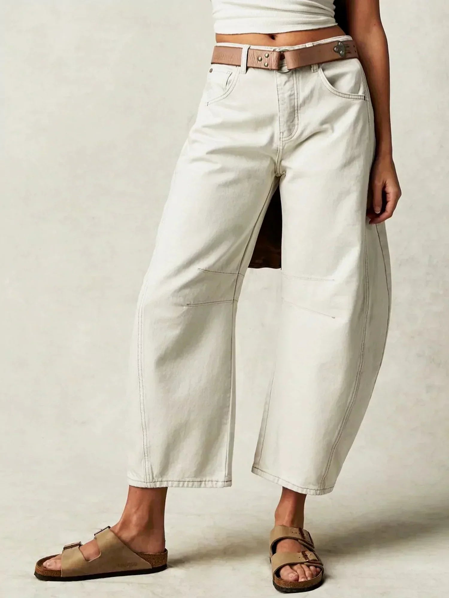 Zillah – High-Waisted Wide Leg Barrel Jeans