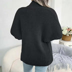Relaxed Women's Open-Front Cardigan with Long Sleeves