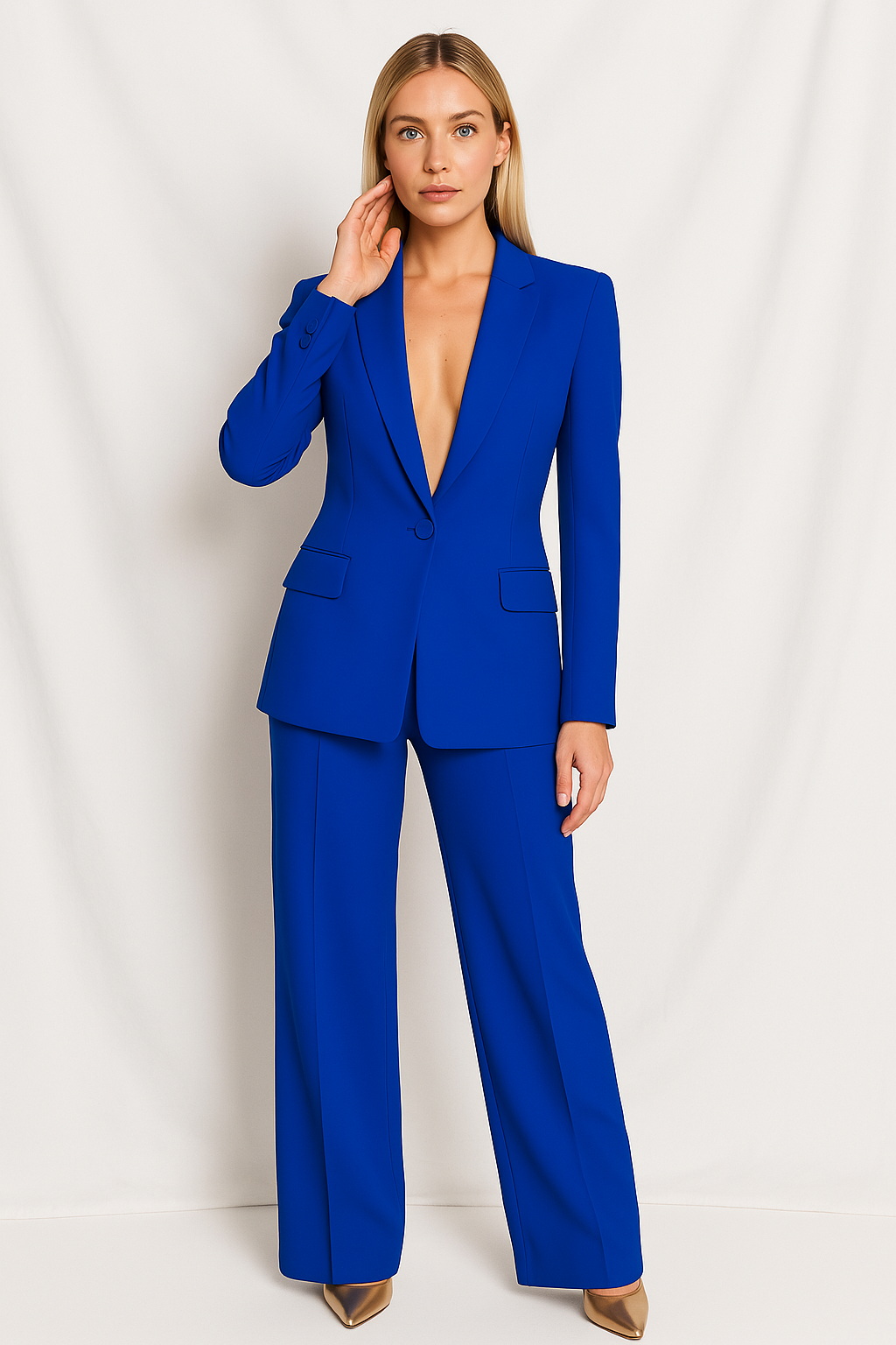 Olivia - Chic Two-Piece Blazer Suit with Sophisticated Elegance