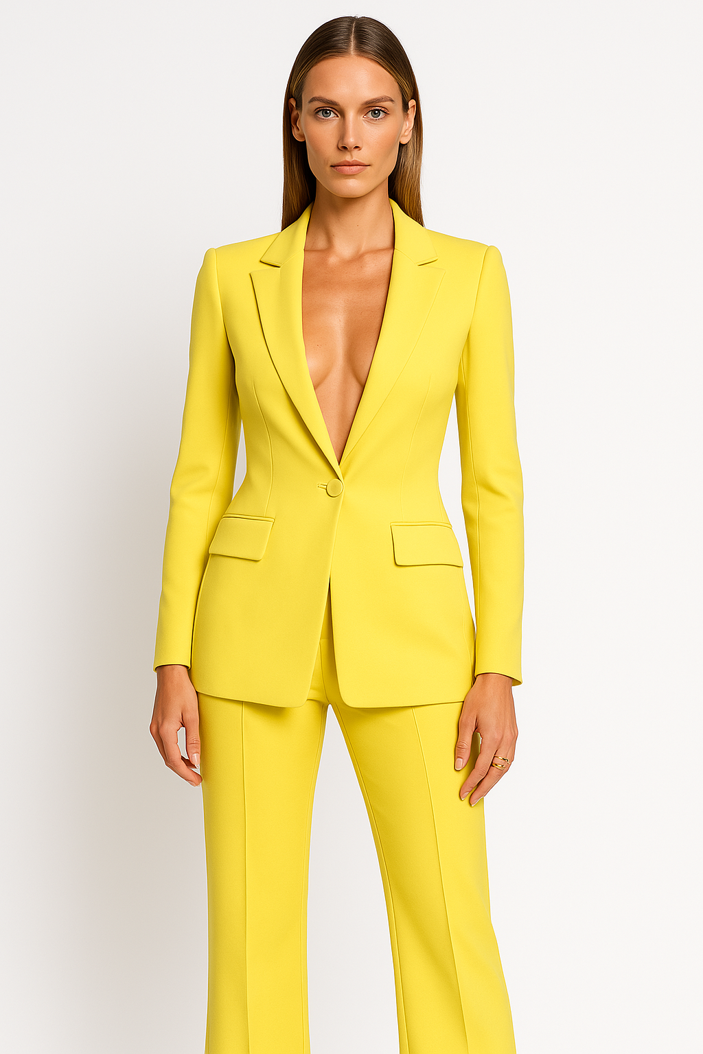 Olivia - Chic Two-Piece Blazer Suit with Sophisticated Elegance