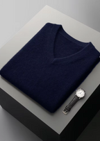 Premium Extra-Fine Merino Wool V-Neck Sweater Vest