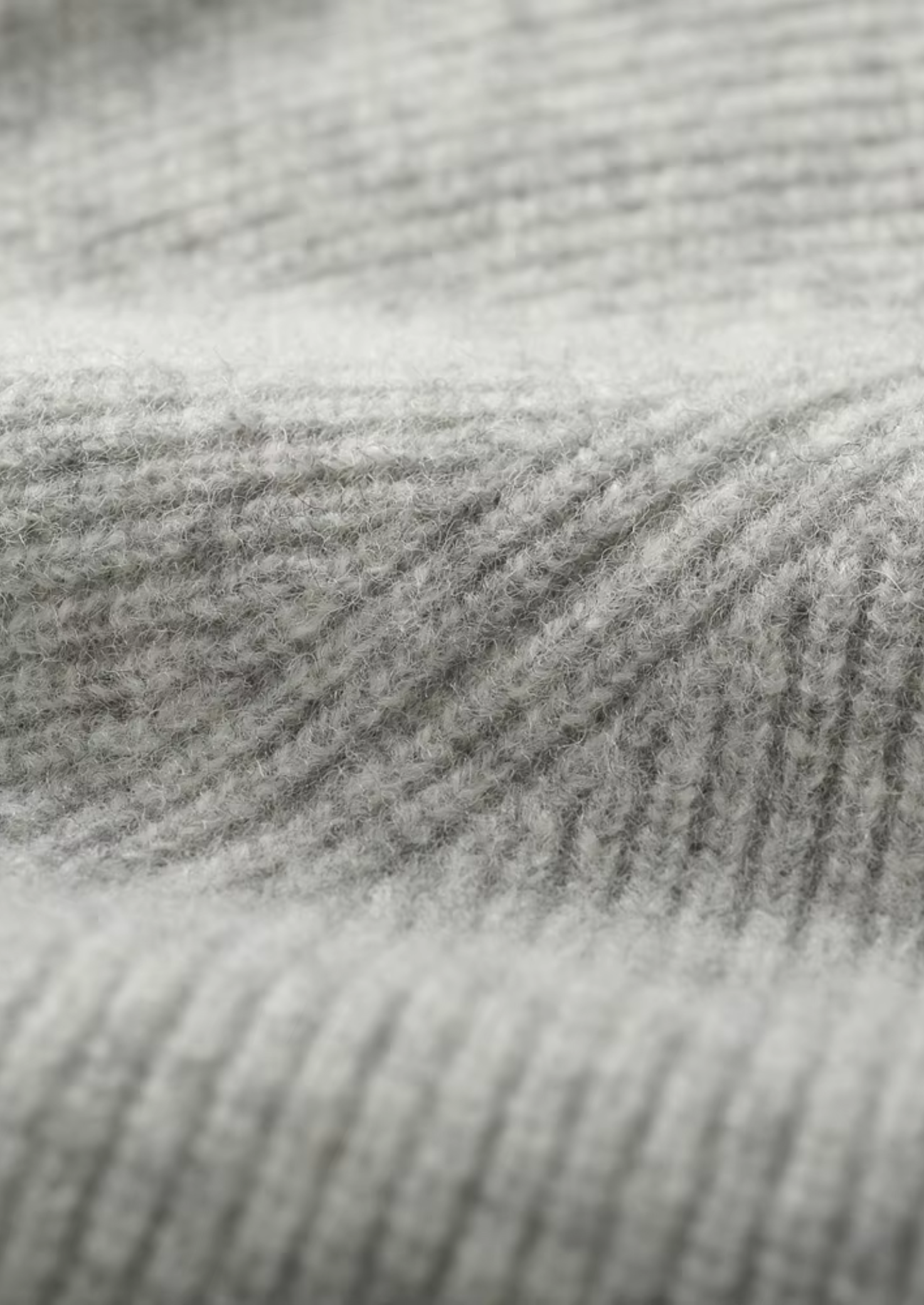 Premium Extra-Fine Merino Wool Ribbed Zip-Up Hoodie
