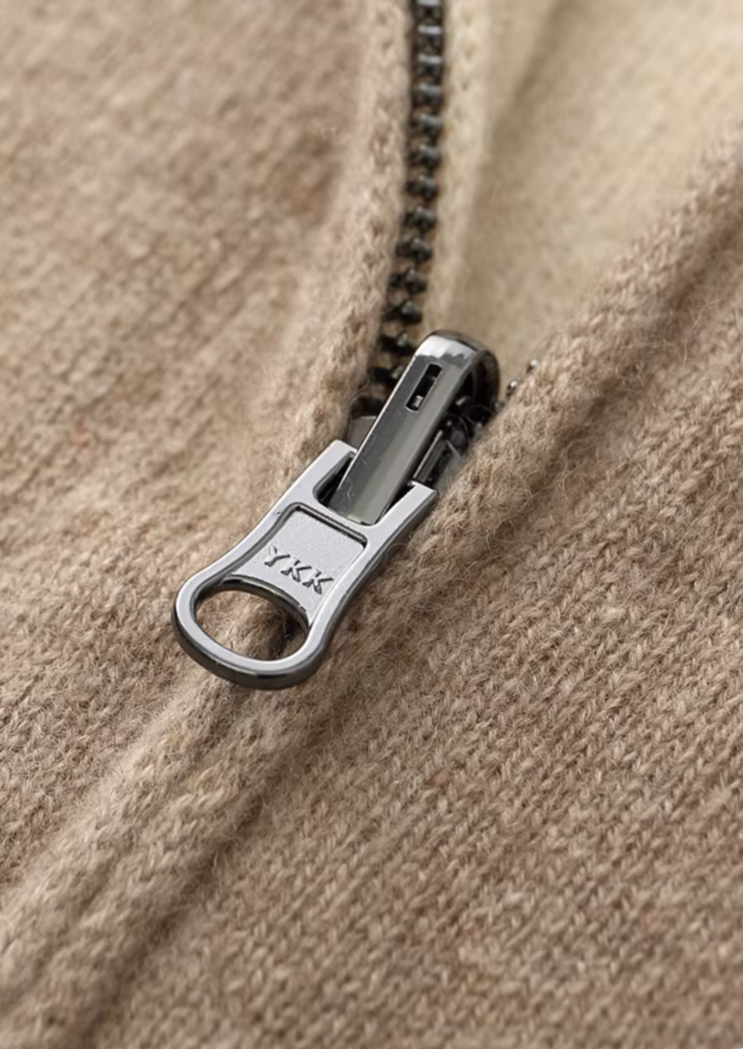 Premium Extra-Fine Merino Wool Zip Cardigan