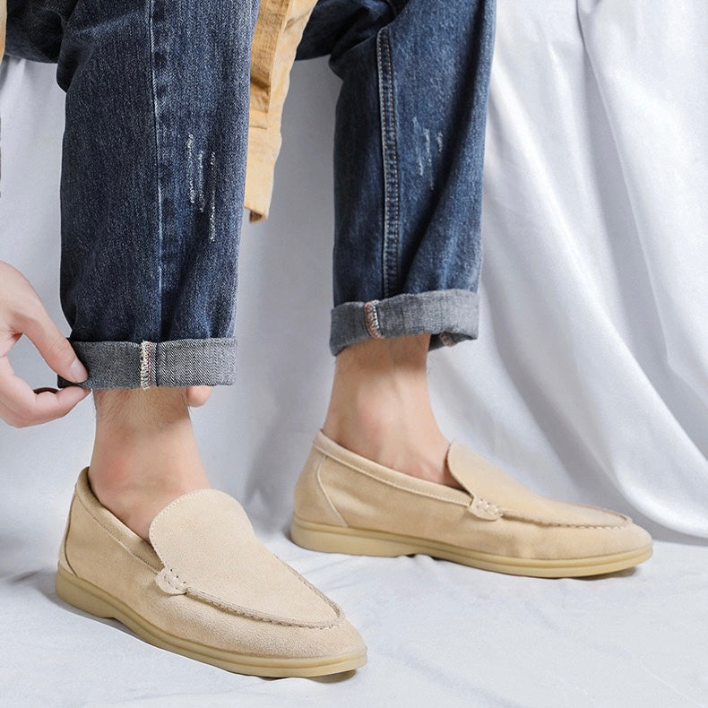 Luxury Suede Loafers - Classic Old Money Style