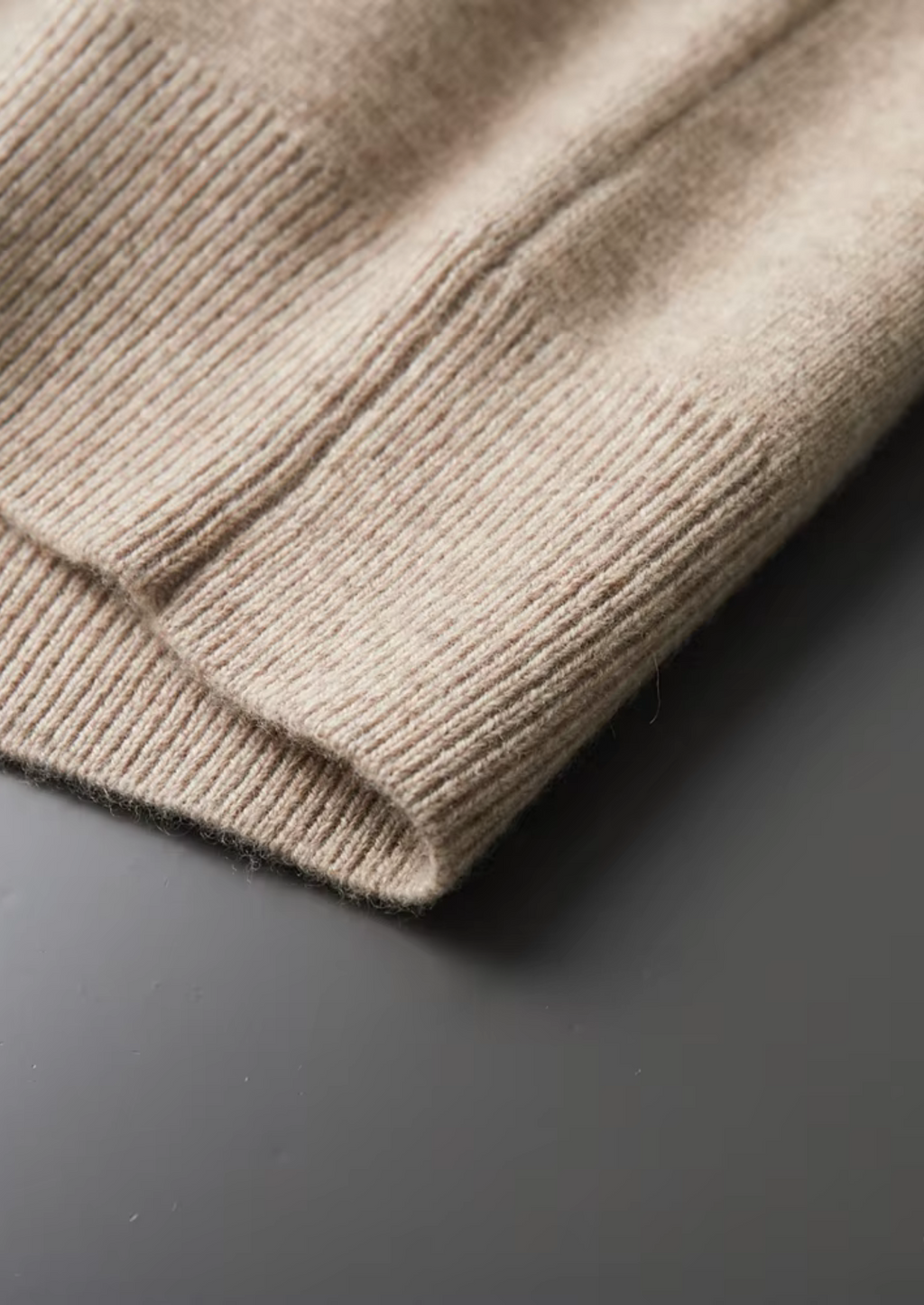 Premium Extra-Fine Merino Wool Zip Polo Cardigan