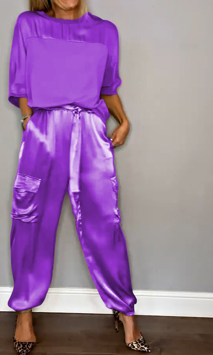 Belle - Satin Women's Coordinating Set