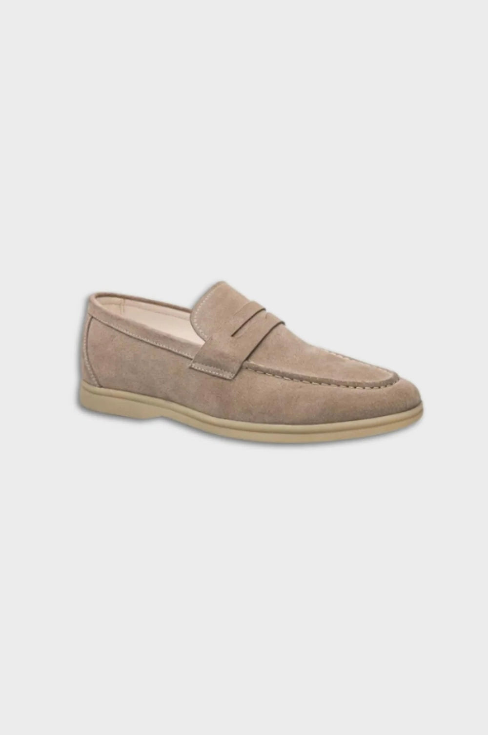 ATHÈNES Suede Leather Slip-On Loafers